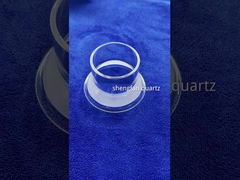 مصنع المختبر المخصص المقاومة لدرجة الحرارة العالية وعاء كرة الكوارتز رأس