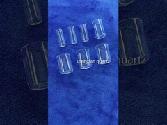 أنبوب الاختبار الكوارتز الواضحة طويلة المدى مع رباعي غراند توقف الختم