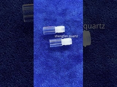 صافي الكوارتز الزجاجية الملفوفة أنابيب معالجة 300mm OD ضوء UVC