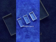 لوحة زجاجية كوارتز شفافة للأشعة فوق البنفسجية مخصصة لزجاج العرض 100 مم