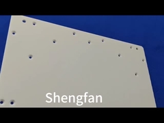 شفة أنابيب الكوارتز للفرن بمفاصل كبيرة شفافة عالية النقاء