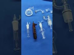 مصنع الطلب المقاوم لدرجات الحرارة العالية الشفافية الكوارتز الدوامة الأنابيب