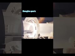 شُفَة كوارتز شفافة مُخصصة مُقاوِمة لدرجات الحرارة العالية والتآكل