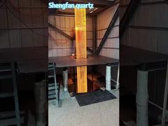 أنبوب زجاجي كوارتز كبير عالي الجودة