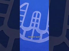 عرض لوحة زجاجية كوارتز مربعة الشكل قابلة للحرارة لعرض أشباه الموصلات