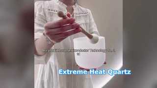 أدوات شفاء الصوت لوعاء الموسيقى الكريستالي الكوارتز بنسبة 99.99%